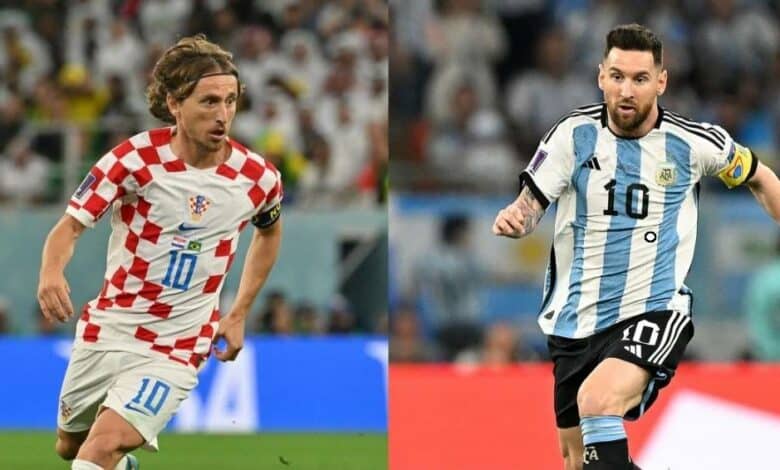 Argentinië tegen Kroatië